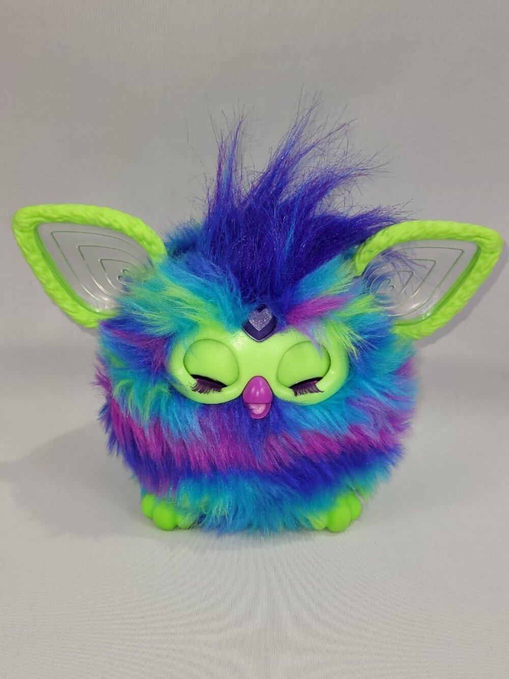 Furby Purple & Green 2023 Interactive Voice Activated Plush Toy by Hasbro